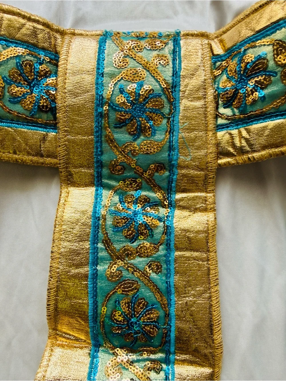 🩵💛 CLEOPATRA 💛🩵 4PC GIRL COSTUME SIZE MEDIUM (8-10) 🌟NWT🌟